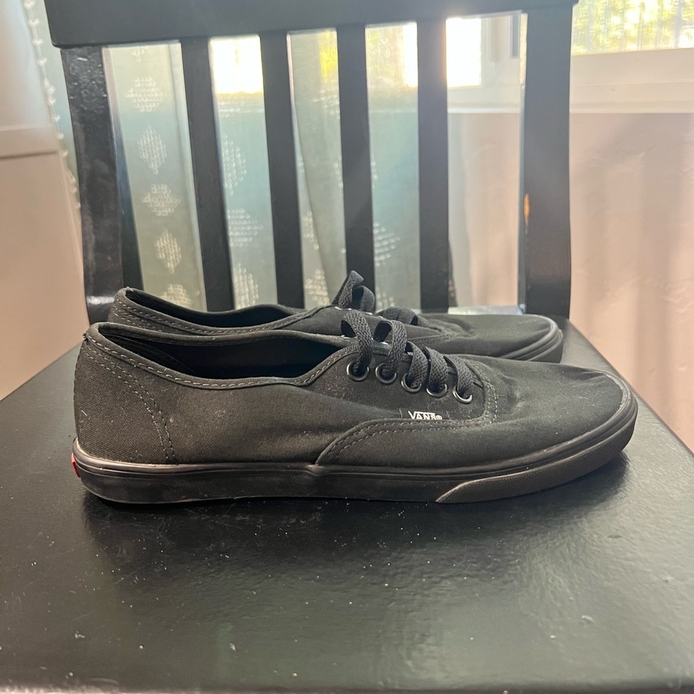 Vans Black Canvas Sneakers